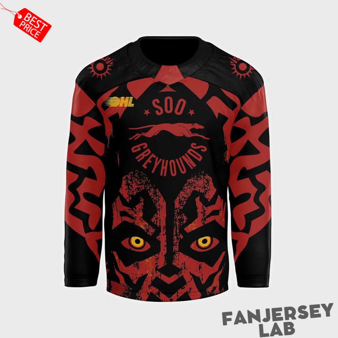 Soo Greyhounds 2026 Star Wars Custom Hockey Jersey Soo Greyhounds 2026 Star Wars Custom Hockey Jersey