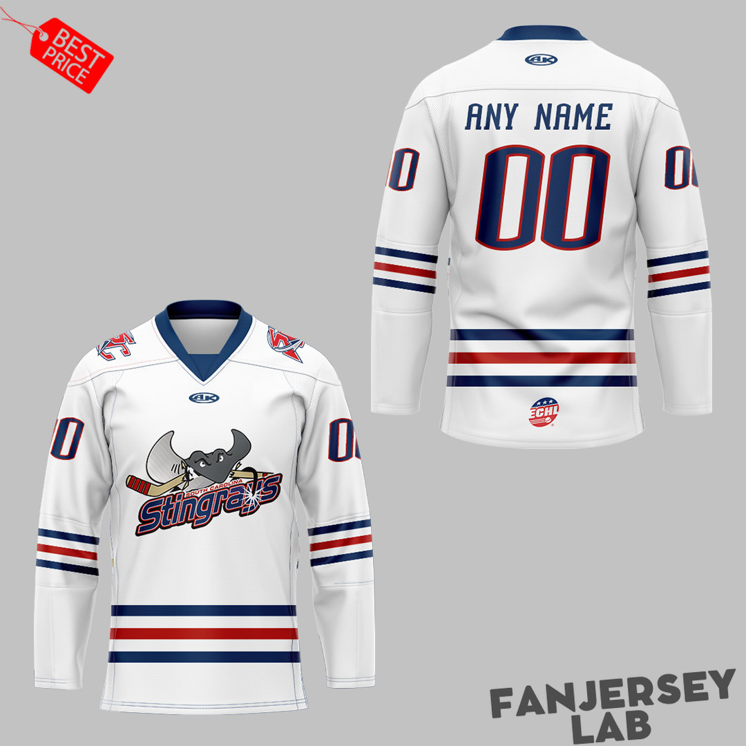South Carolina Stingrays 2001 Throwback Custom Hockey Jersey South Carolina Stingrays 2001 Throwback Custom Hockey Jersey