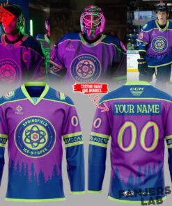 Springfield Thunderbirds Ice-🍩-Topes Night Custom Hockey Jersey