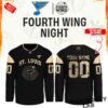 Seattle Kraken Fourth Wing Night Custom Hockey Jersey