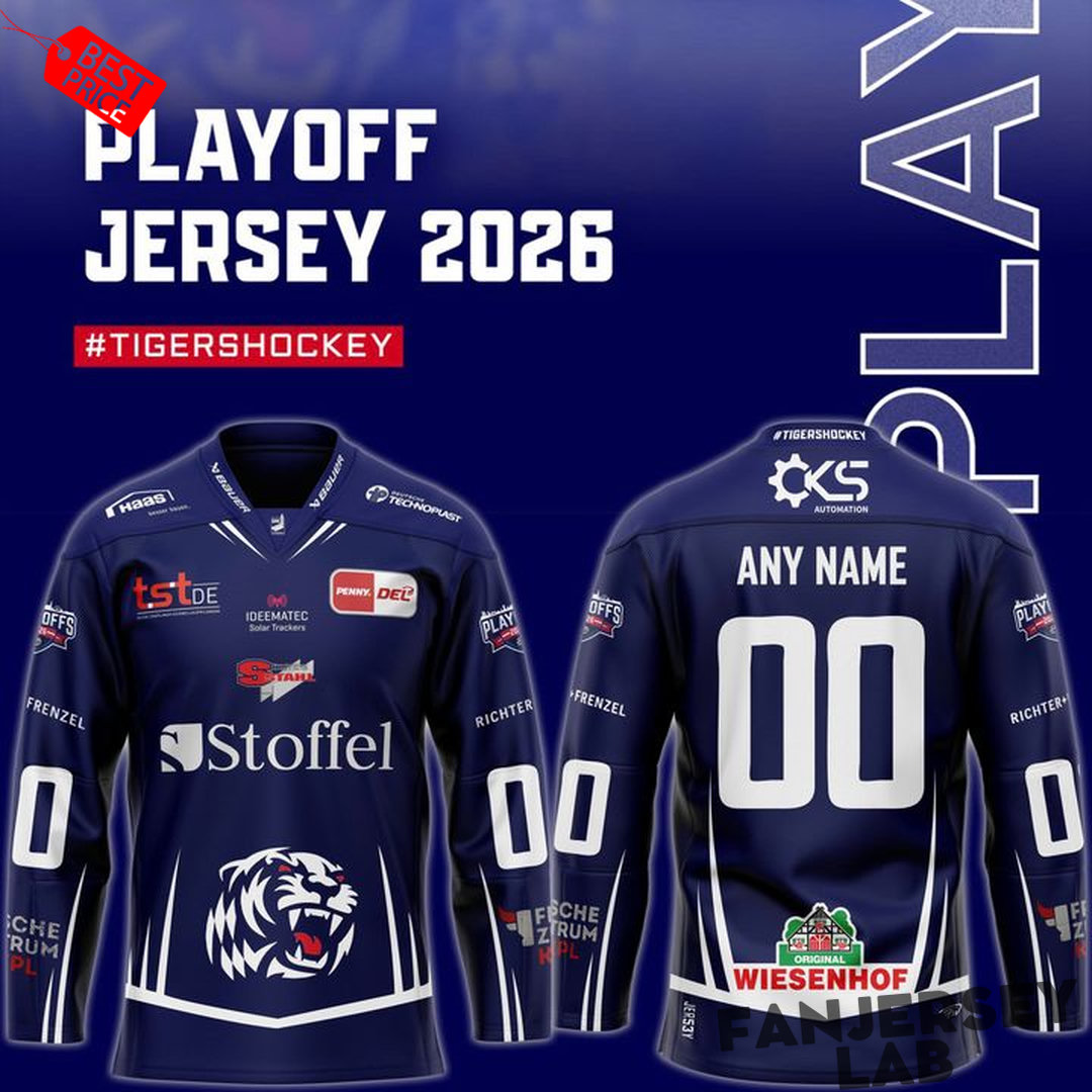 Straubing Tigers Playoff-Trikot in limitierter Auflage 2026 Custom Hockey Jersey Straubing Tigers Playoff-Trikot in limitierter Auflage 2026 Custom Hockey Jersey