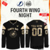 New York Rangers Fourth Wing Night Custom Hockey Jersey