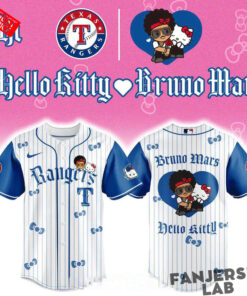 Texas Rangers Hello Kitty Bruno Mars Pop Up 2026 Tour Baseball Jersey 3.jpg