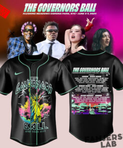 The Governors Ball Tour 2026 Exclusive Baseball Jersey