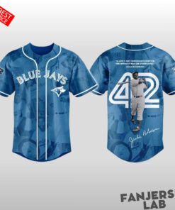 Toronto Blue Jays Legend Jackie Robinson #42 Baseball Jersey