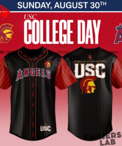 USC Trojans x Los Angeles Angels College Day Baseball Jersey