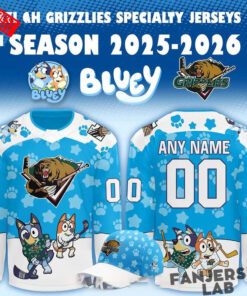 Utah Grizzlies Bluey And Bingo Night 2026 Custom Hockey Jersey 2.jpg
