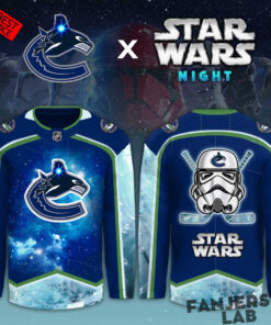 Vancouver Canucks x Star Wars Night Special Edition Hockey Jersey