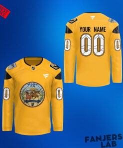 Vegas Golden Knights Nevada Day 2026 Celebrate Custom Hockey Jersey