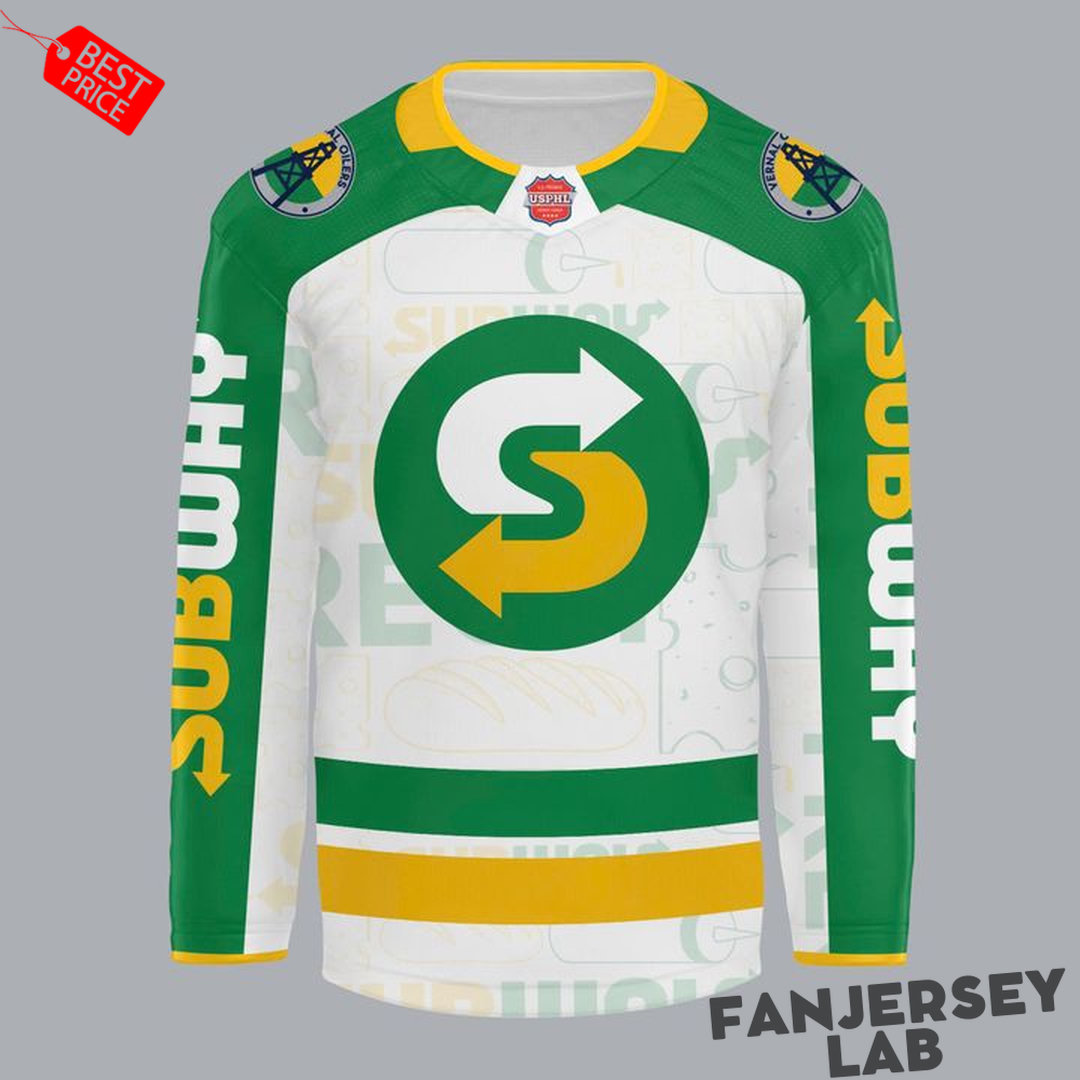 Vernal Oilers 2026 Roosevelt Subway Custom Hockey Jersey Vernal Oilers 2026 Roosevelt Subway Custom Hockey Jersey