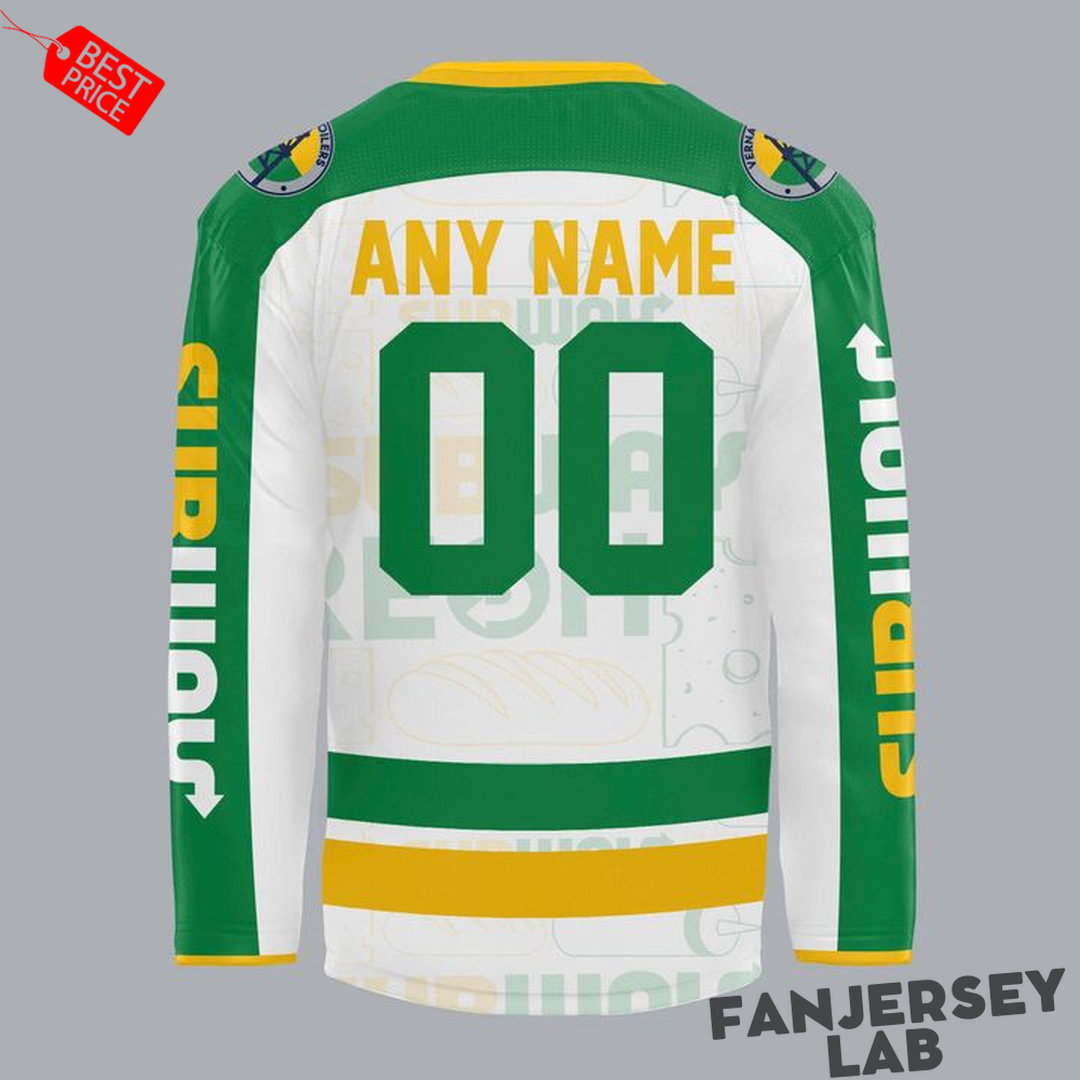 Vernal Oilers 2026 Roosevelt Subway Custom Hockey Jersey Vernal Oilers 2026 Roosevelt Subway Custom Hockey Jersey