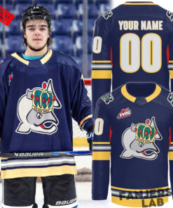 Victoria Royals Salmon Kings Replica Custom Hockey Jersey