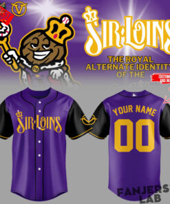 Visalia Rawhide Central Valley Sir Loins Custom Baseball Jersey