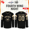 Washington Capitals Fourth Wings Night Hockey Custom Hockey Jersey