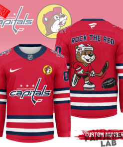 Washington Capitals x Buc-ee’s Premium Personalized Hockey Jersey