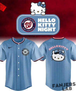Washington Nationals Hello Kitty Night 2026 Jersey