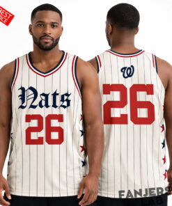 Washington Nationals Nats 2026 Special Basketball Jersey