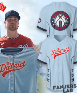 Washington Wizards “The District” Custom Baseball Jersey