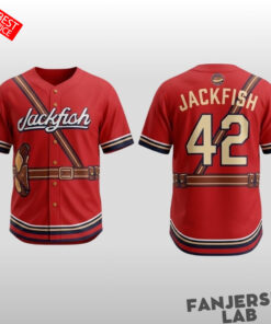 Welland Jackfish Canada Day Custom Baseball Jersey