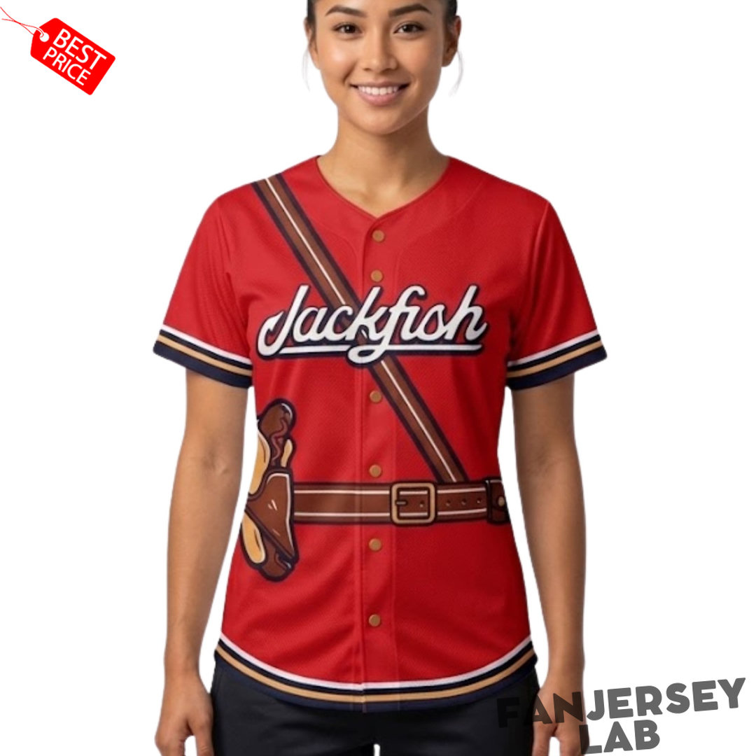 Welland Jackfish Canada Day Custom Baseball Jersey Welland Jackfish Canada Day Custom Baseball Jersey