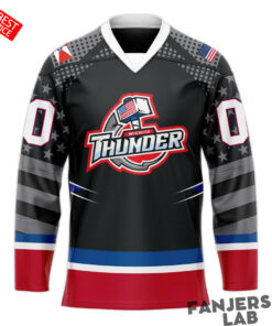 Wichita Thunder Military Night Custom Hockey Jersey