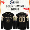 Winnipeg Jets Fourth Wings Night Hockey Custom Hockey Jersey