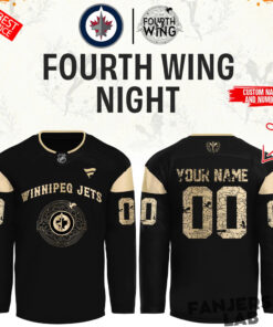 Winnipeg Jets Fourth Wings Night Hockey Custom Hockey Jersey