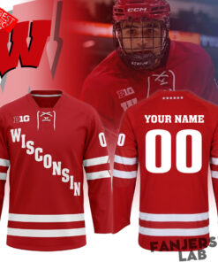 Wisconsin Badgers Custom Hockey Jersey – Special Edition