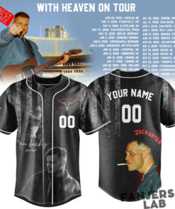 Zach Bryan With Heaven On Tour 2026 Custom Baseball Jersey