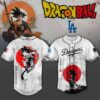 Los Angeles Dodgers x Dragon Ball Super Saiyan Custom Baseball Jersey