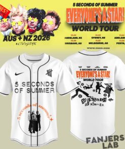 5 Seconds of Summer Everyone’s A Star! World Tour 2026 Jersey