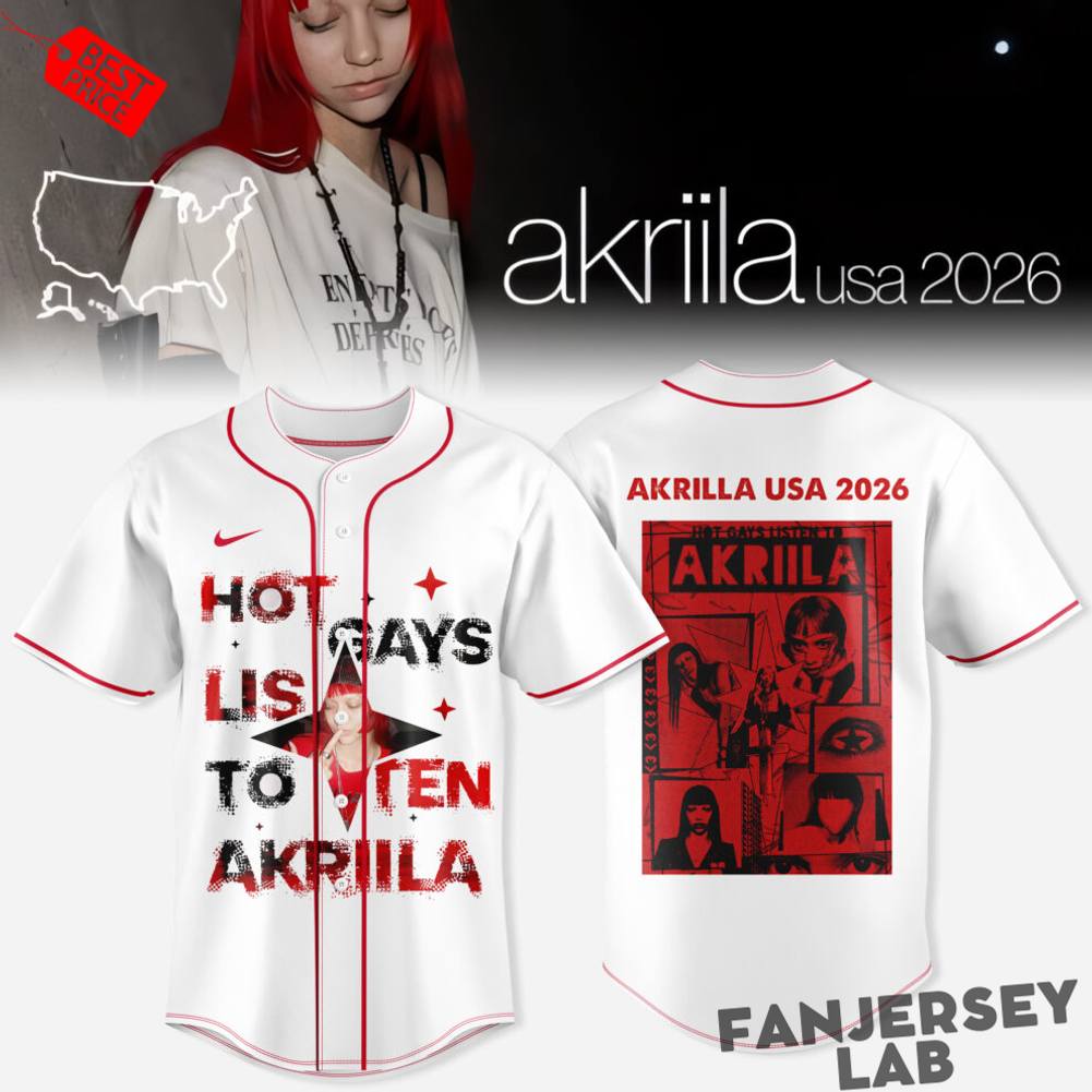 Akriila Tour USA 2026 Baseball Jersey Akriila Tour USA 2026 Baseball Jersey