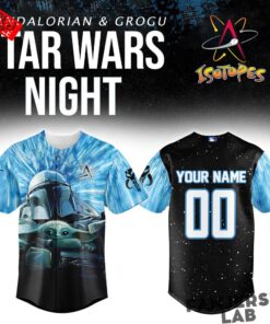 Albuquerque Isotopes x Star Wars Mandalorian & Grogu Custom Baseball Jersey