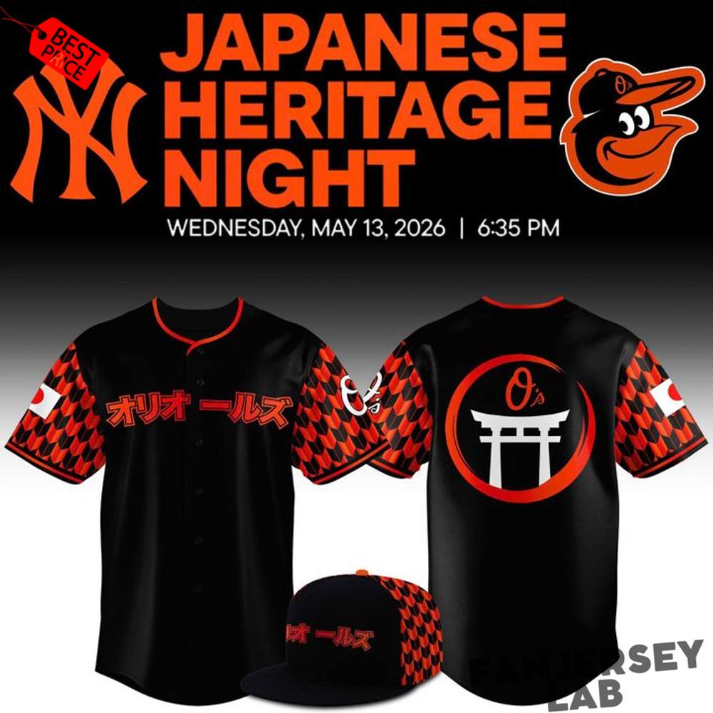 Baltimore Orioles Japanese Heritage Night 2026 Baseball Jersey Baltimore Orioles Japanese Heritage Night 2026 Baseball Jersey