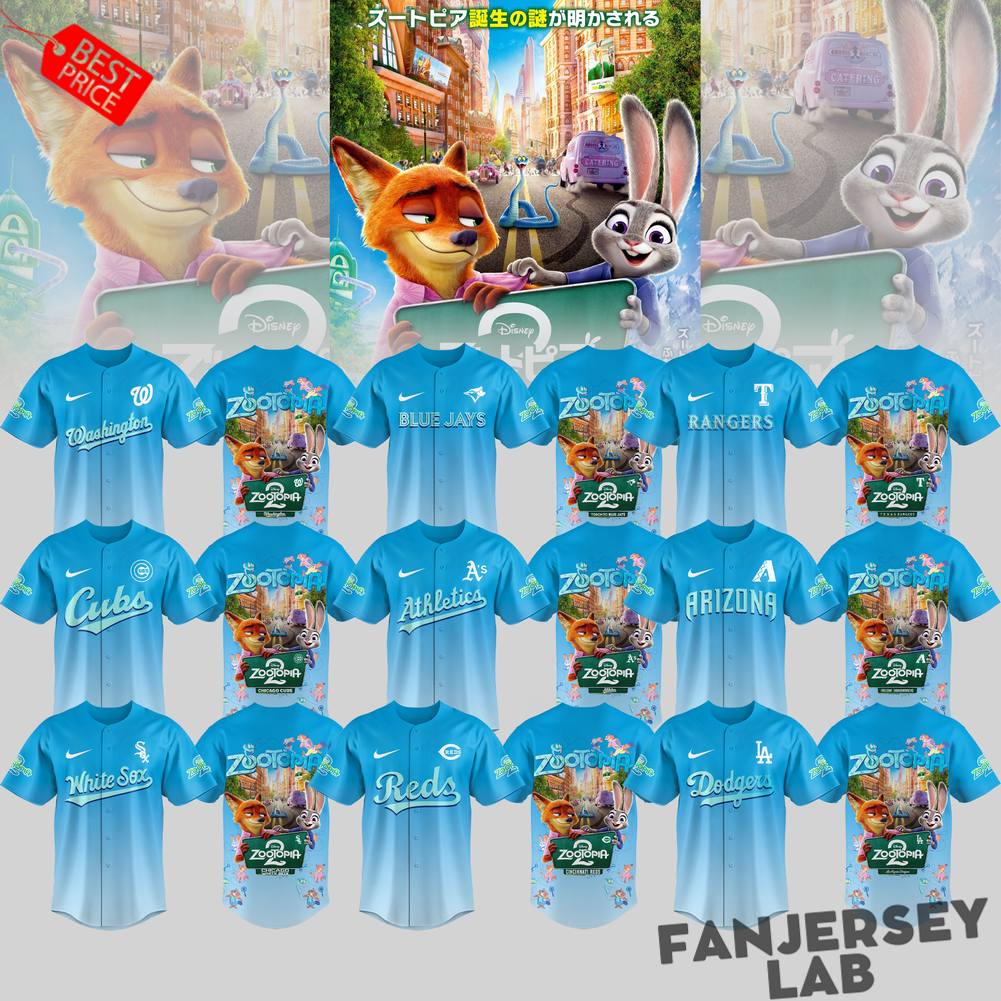 Baseball All Teams x Zootopia 2 Special Edition Jersey Baseball All Teams x Zootopia 2 Special Edition Jersey
