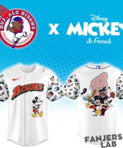 Buffalo Bisons x Mickey Mouse Night Baseball Jersey