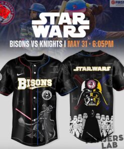 Buffalo Bisons x Star Wars Night Baseball Jersey