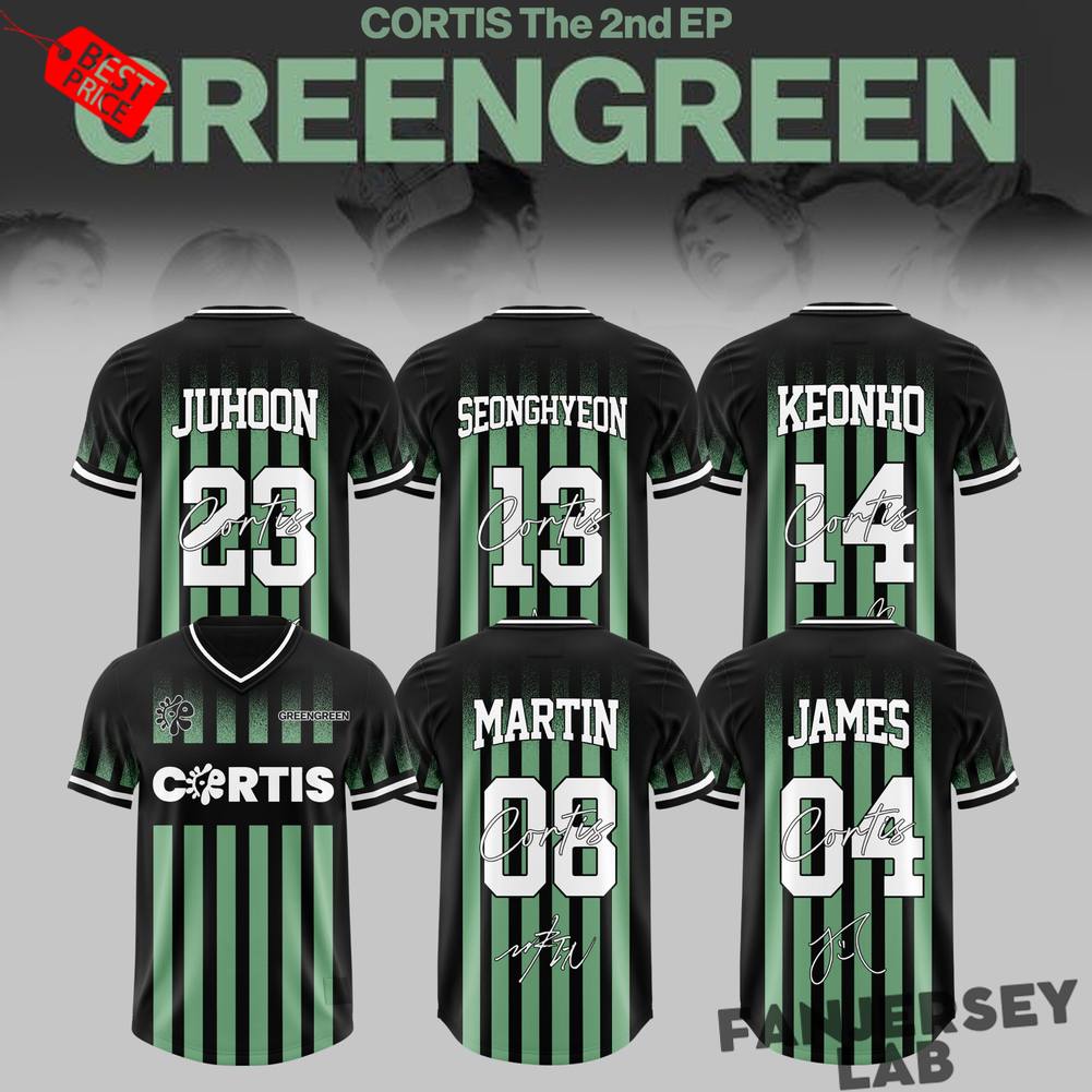 CORTIS The 2nd EP “GREENGREEN” Football Jersey CORTIS The 2nd EP “GREENGREEN” Football Jersey