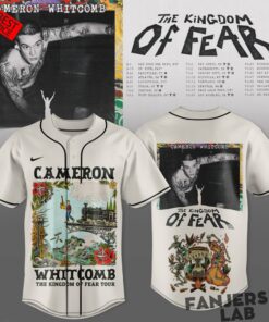 Cameron Whitcomb “The Kingdom of Fear Tour 2026” Baseball Jersey Cameron Whitcomb “The Kingdom of Fear Tour 2026” Baseball Jersey