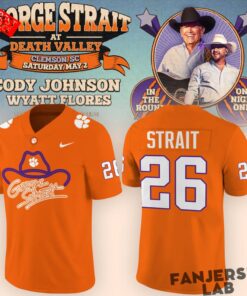 Clemson Tigers x George Strait Memorial Stadium 2026 Tour Football Jersey