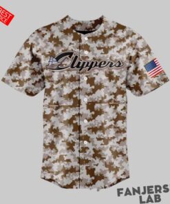 Columbus Clippers x Military Appreciation Special Camo Jersey