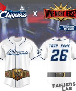 Columbus Clippers x WWE Night Championship Belt Custom Jersey