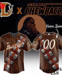 Durham Bulls x Star Wars Chewbacca Special Special Baseball Jersey
