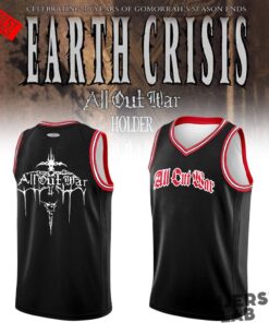 Earth Crisis 30 years of Gomorrah’s Season Ends Basketball Jersey