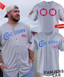 El Paso Chihuahuas Chucotown Grey Baseball Jersey