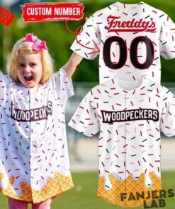 Fayetteville Woodpeckers 2026 Ice Cream Custom Baseball Jersey