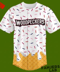 Fayetteville Woodpeckers 2026 Ice Cream Custom Baseball Jersey
