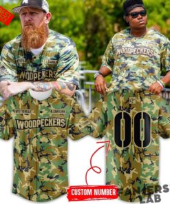 Fayetteville Woodpeckers x Military Appreciation Camo Baseball Jersey