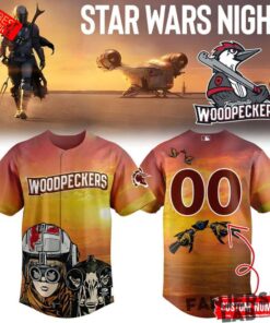 Fayetteville Woodpeckers x Star Wars Night 2026 Baseball Jersey