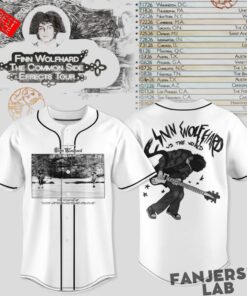 Finn Wolfhard The Common Side Effects Tour Baseball Jersey Finn Wolfhard The Common Side Effects Tour Baseball Jersey